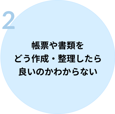 帳票や書類をどう作成・整理したら良いのかわからない